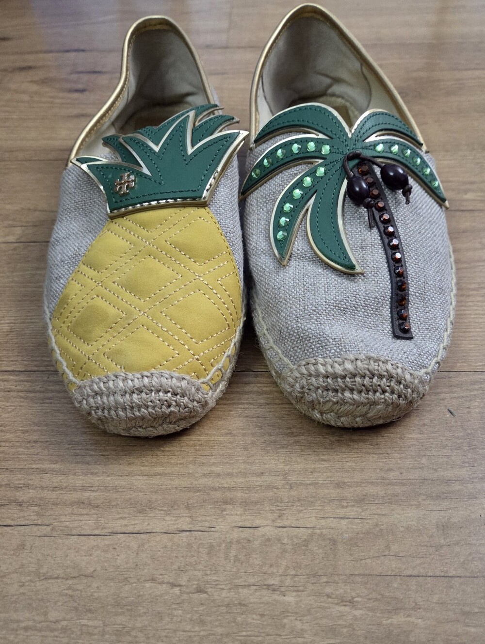 Tory Burch Castaway Embellished Espadrille Flats - Picture 8 of 16